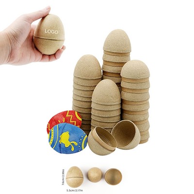 Brown Paper Mache Egg