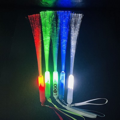 LED Light Fiber Optic Wands Glow Sticks