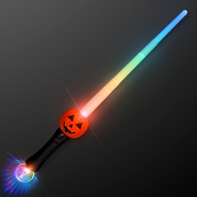 LED Pumpkin Toy Sword Expanding Saber - BLANK
